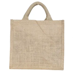 Kuber Industries Jute Lunch Carry Bag (Brown) - CTKTC025326