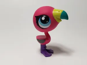 LIKE NEW Littlest Pet Shop Rare Candy Jam 3346 Flamingo Bird Authentic Lps SEP18NPO30 RR