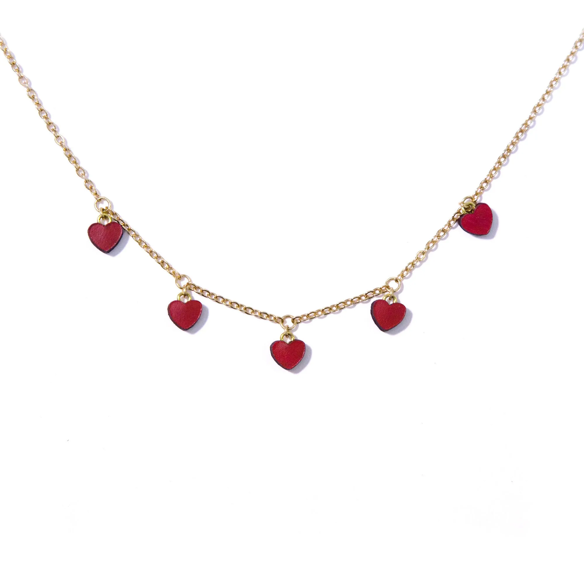 LOVE HEART . charm necklace