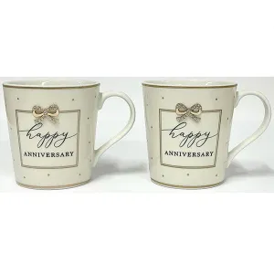 Madelaine Anniversary Mug Set of 2