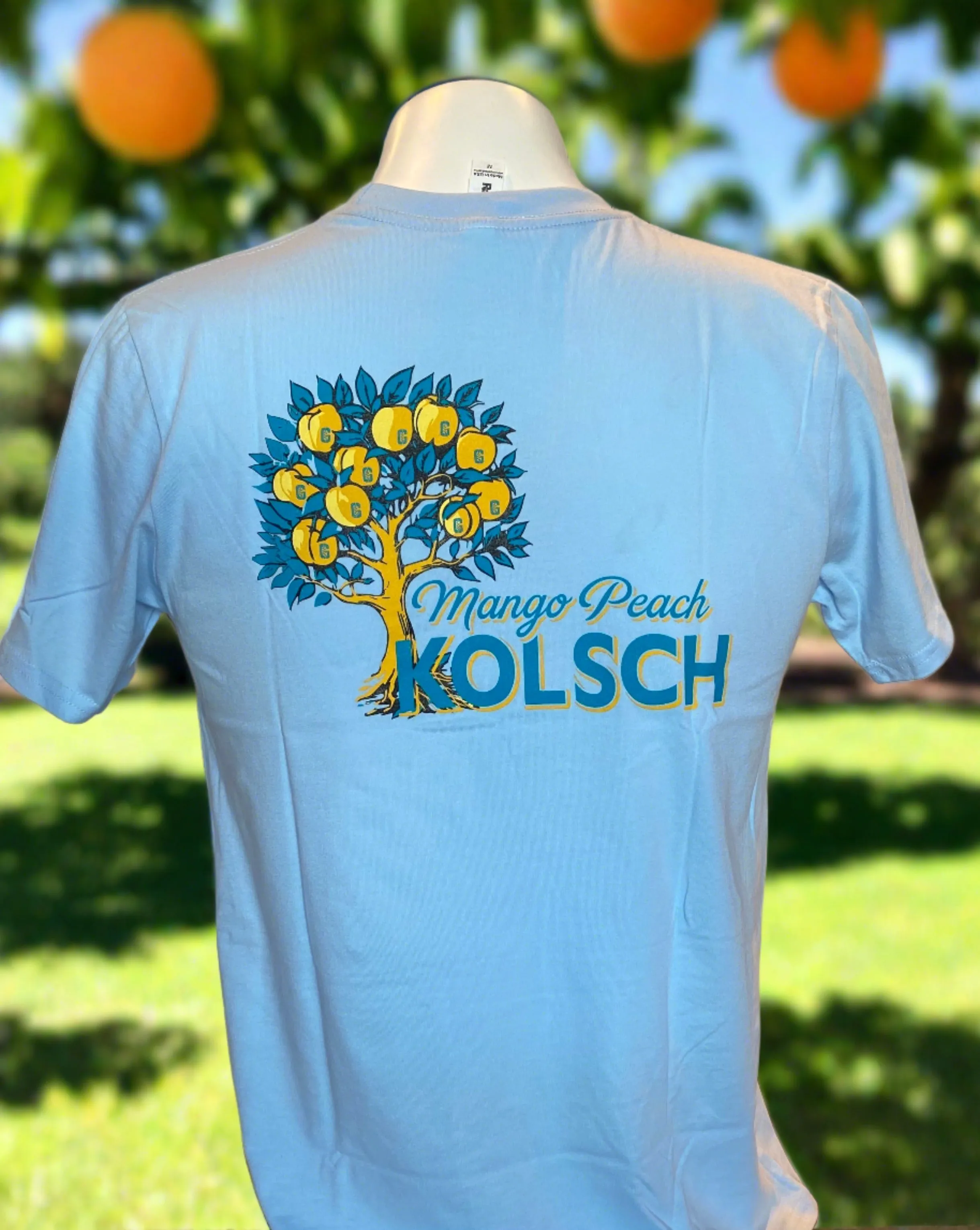 Mango Peach Kolsch Tree T-shirt