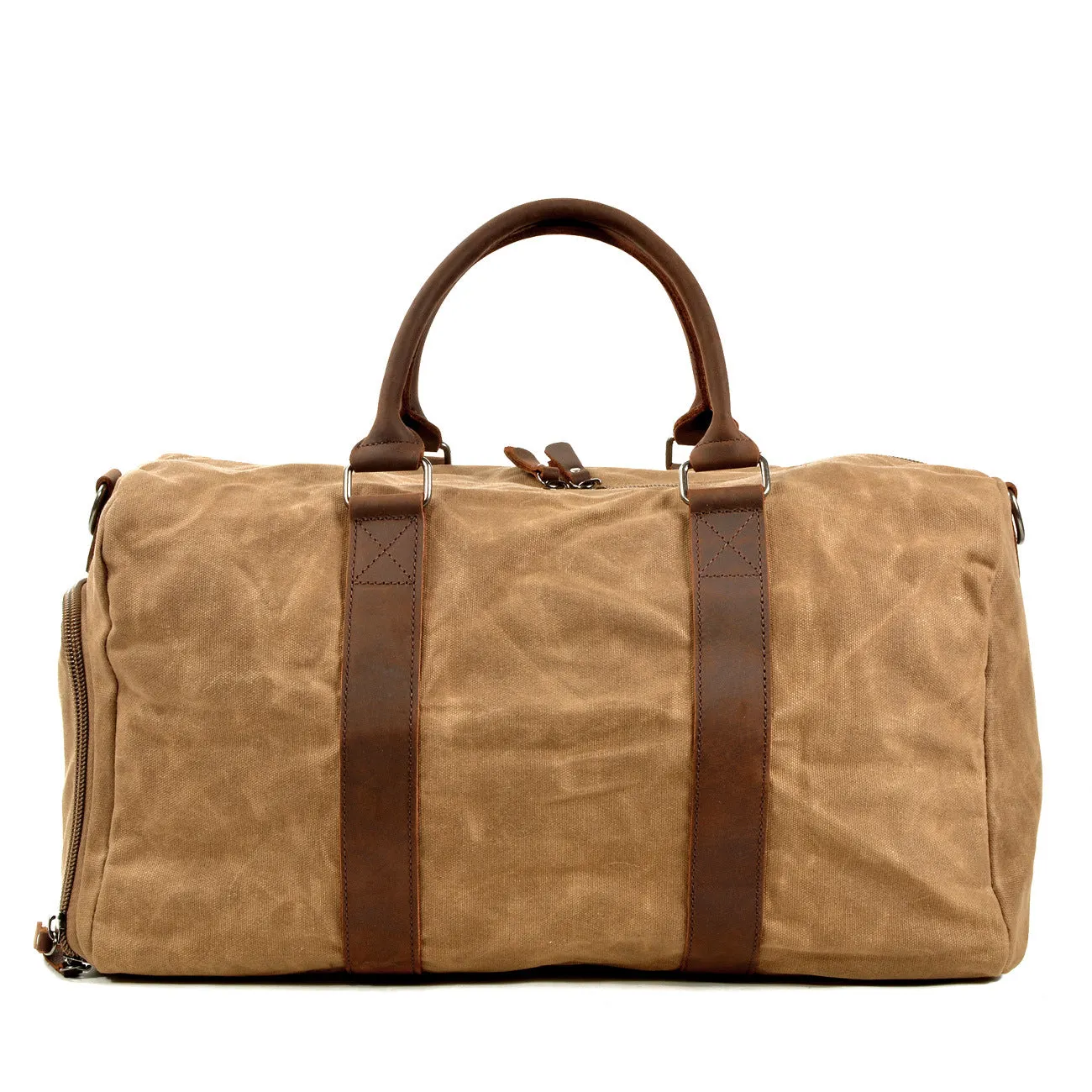 Men's Canvas Leather Bags for Traveling 6061