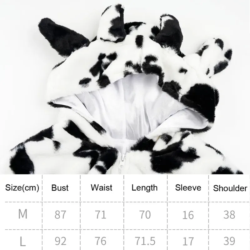 Milky Moo Plush Cow Onesie