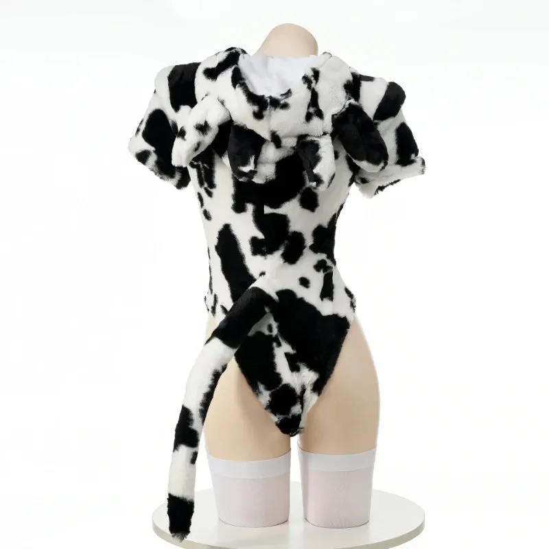 Milky Moo Plush Cow Onesie