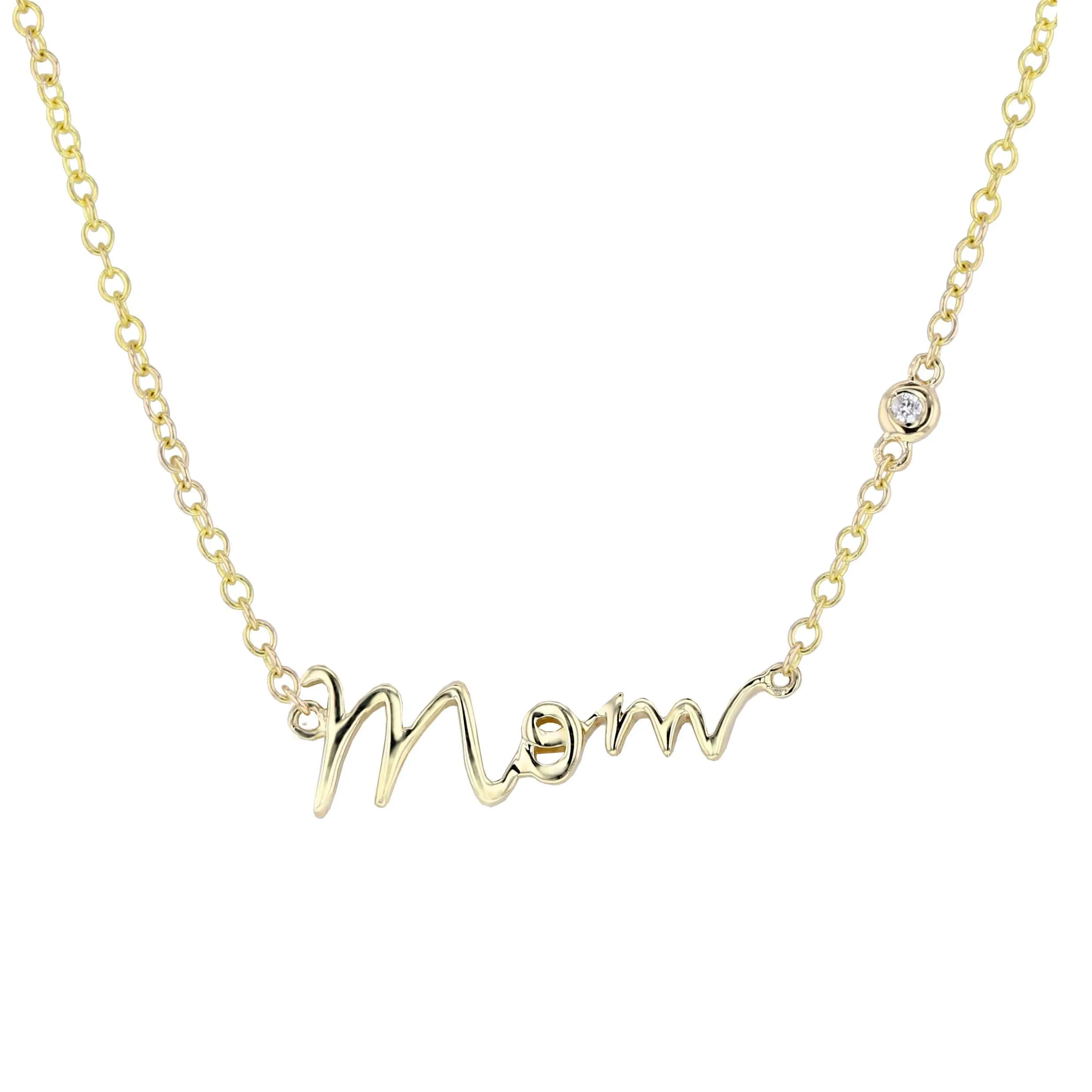 Mom Diamond Necklace