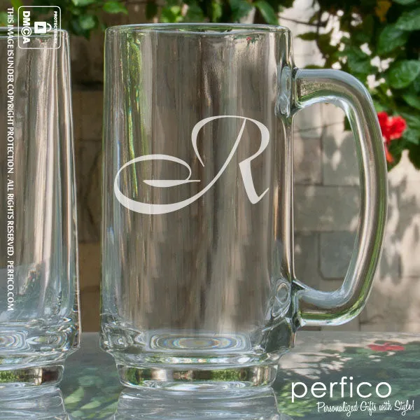 Monogram © Personalized Beer Mugs