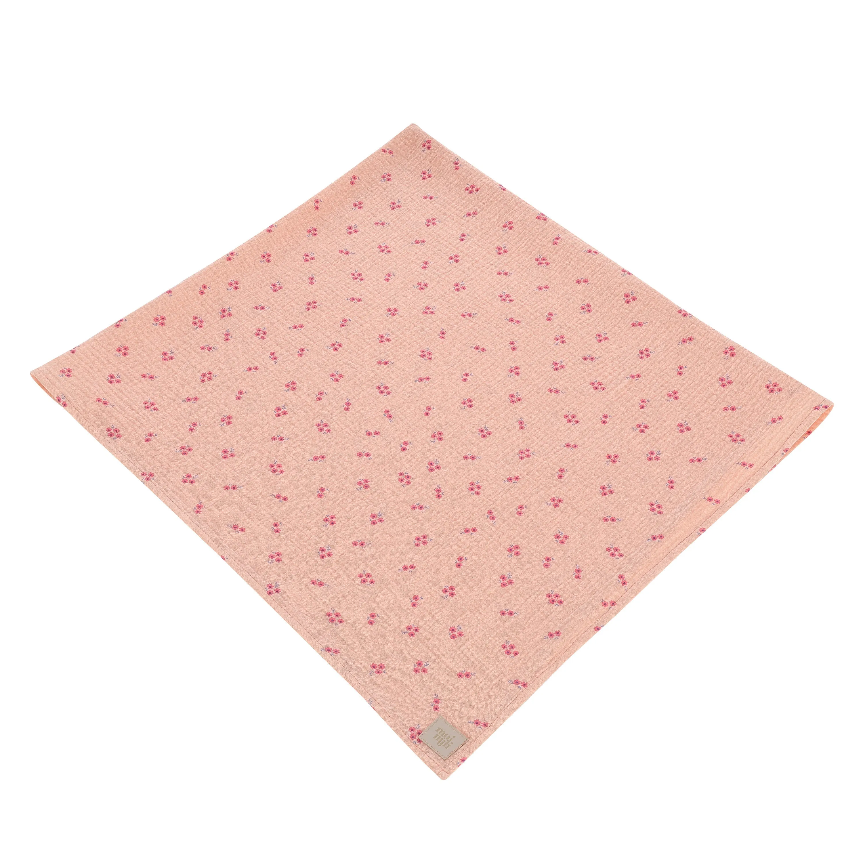 Muslin Pink Forget-me-not - Baby Swaddle Blanket