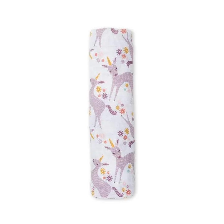 Muslin Swaddle - Modern Unicorn