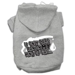 My Kind Of Gas Screen Print Pet Hoodies Grey S (10)