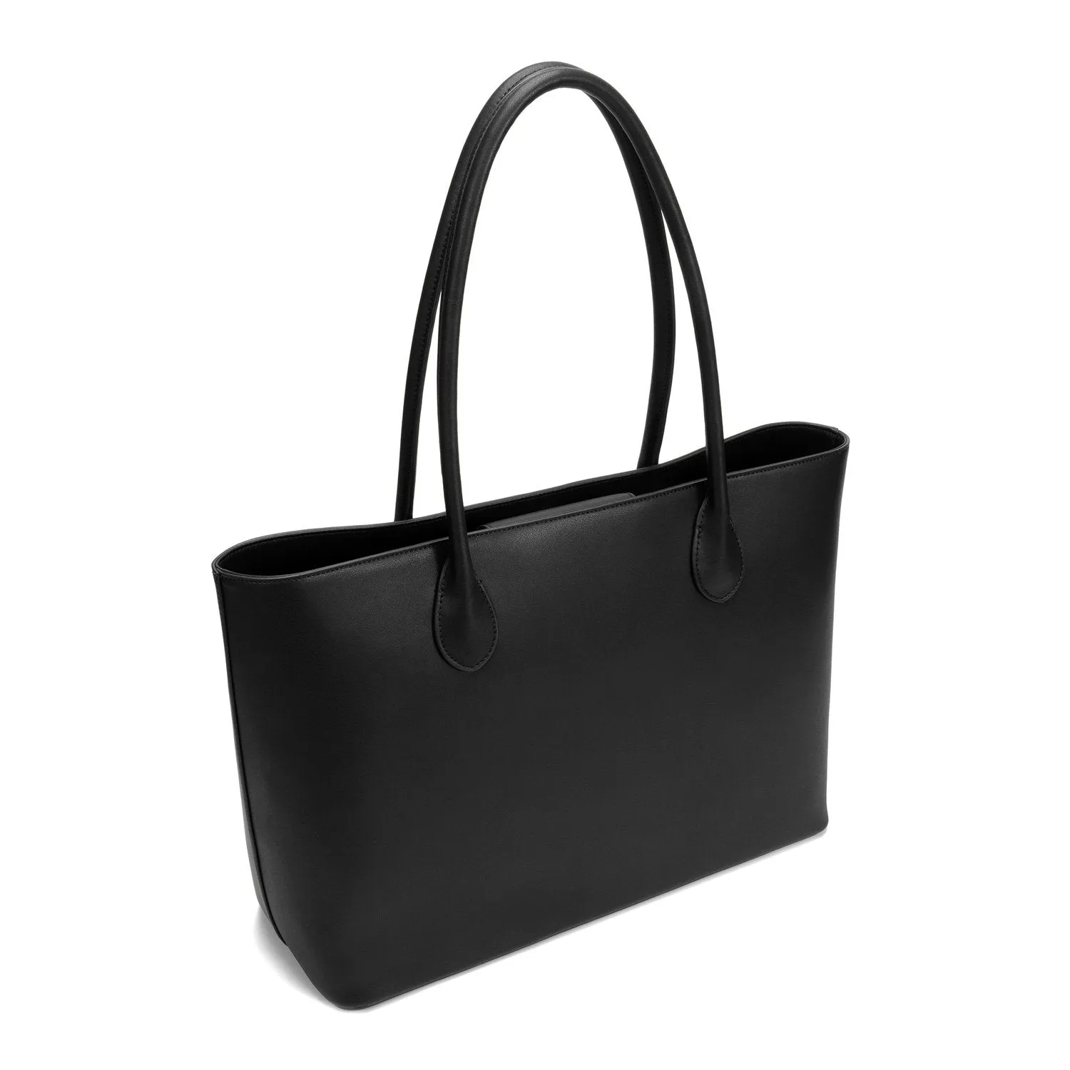 Olivia Genuine Leather Handbag (Black)