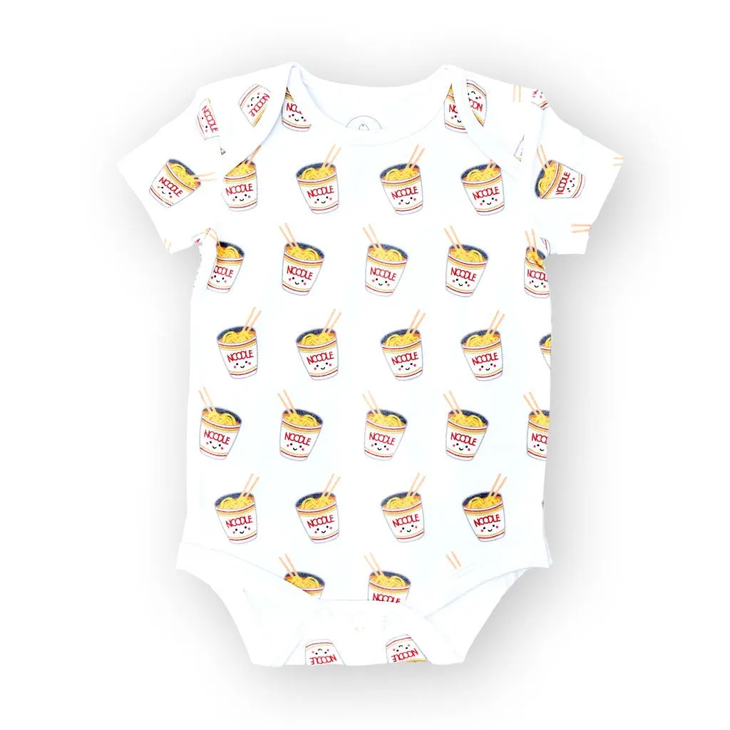 Organic Cotton Baby Onesie - Cup Noodle