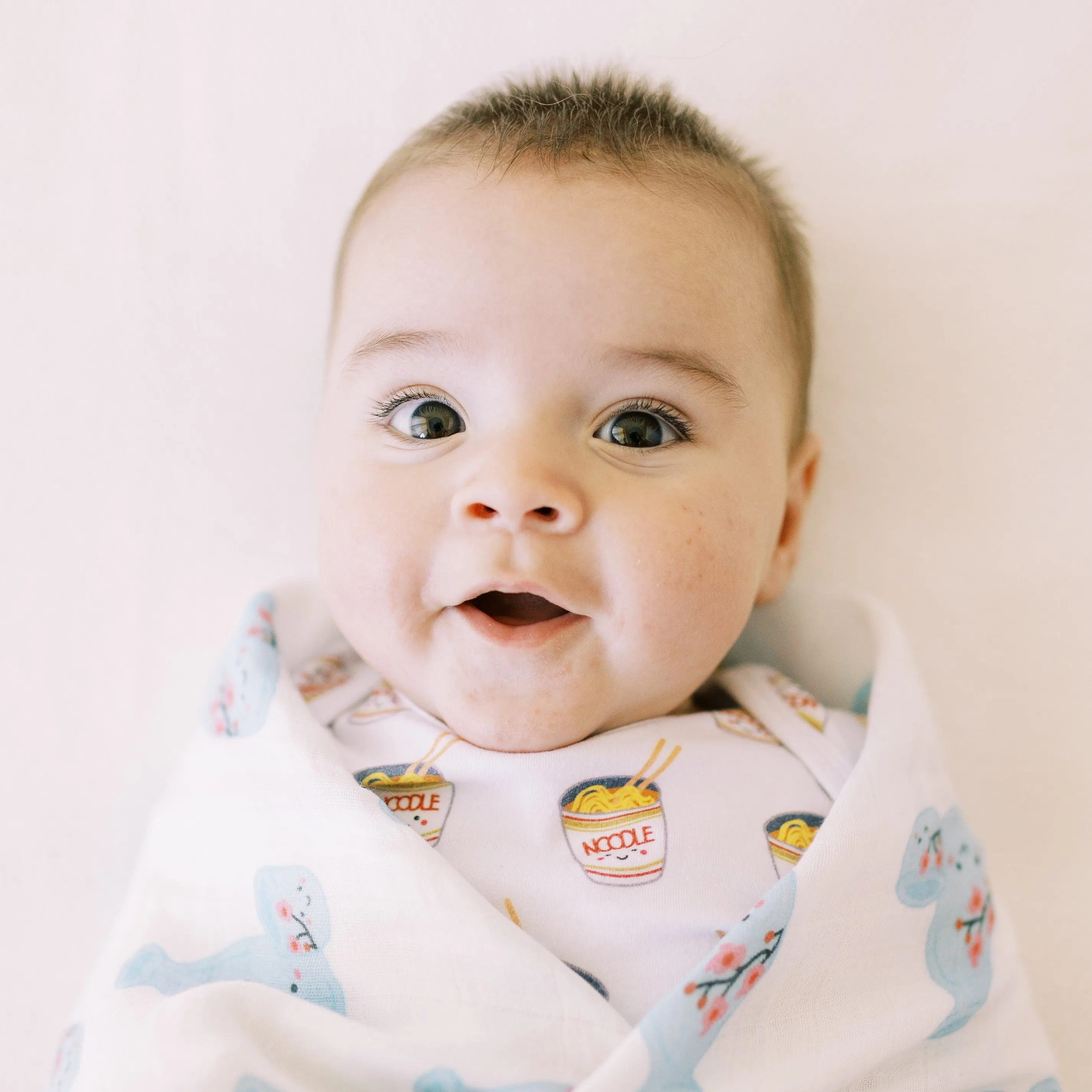 Organic Cotton Baby Onesie - Cup Noodle