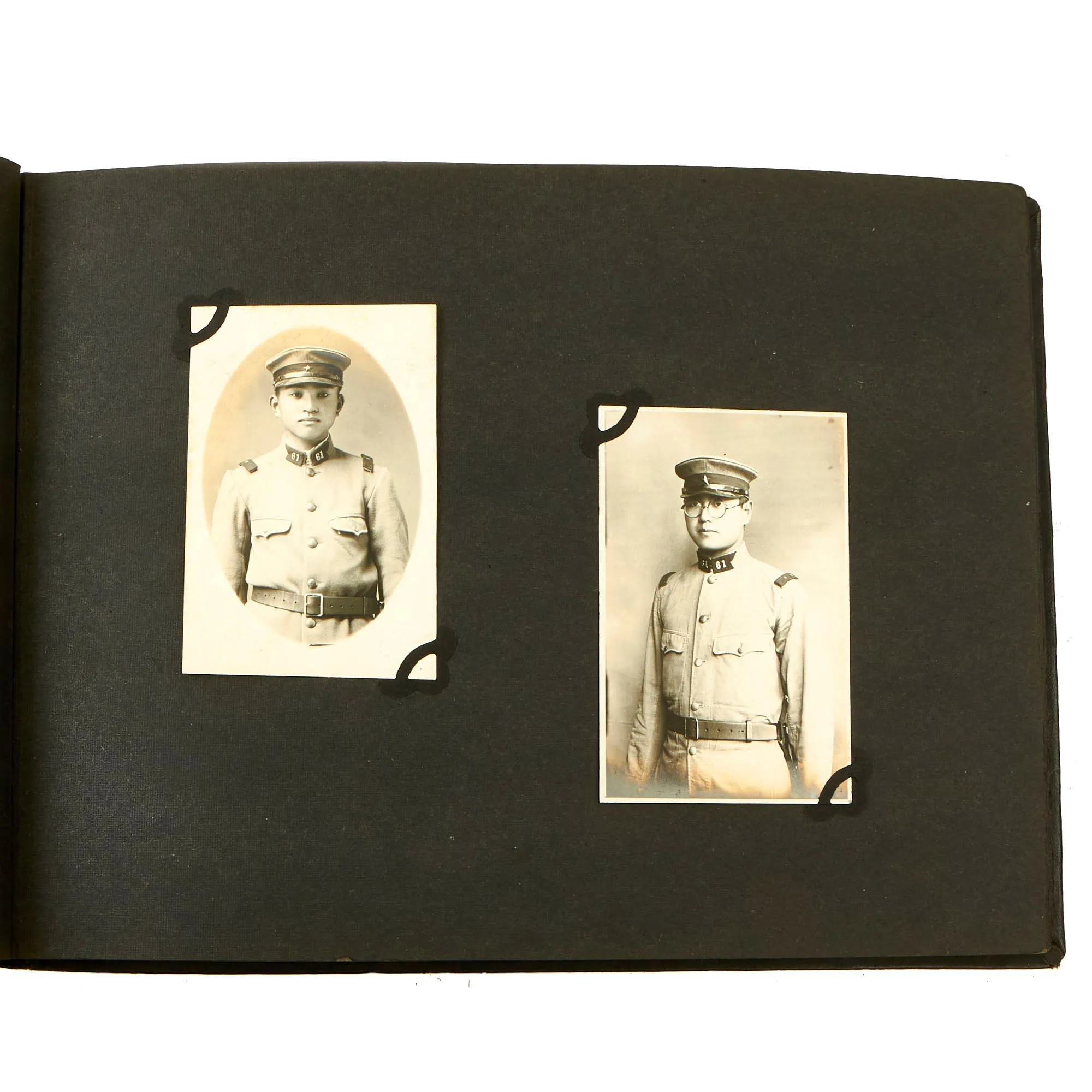 Original Imperial Japanese Invasion of Manchuria Era 61st Infantry Regiment “Memories” Unit Photo Album - 75 Photos