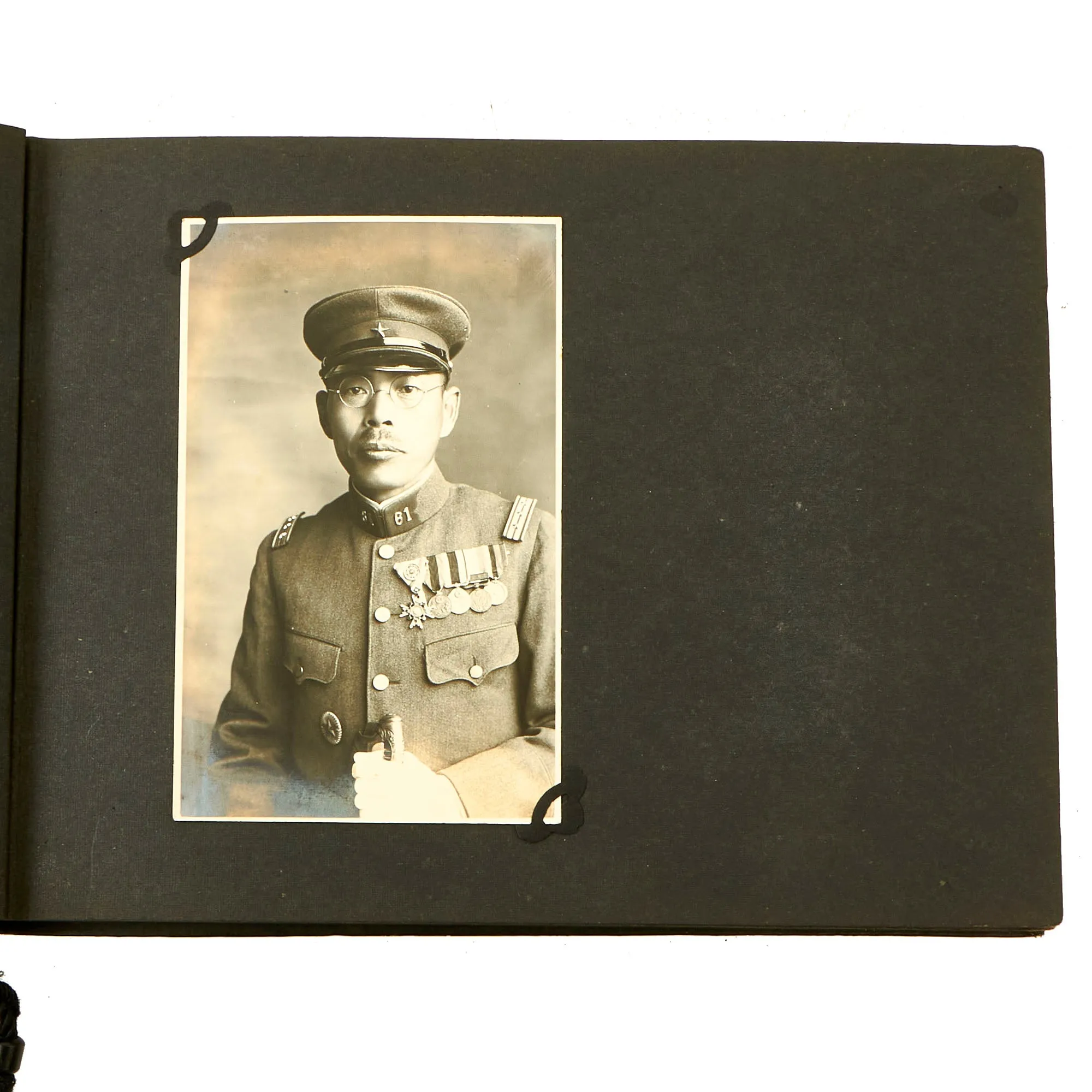 Original Imperial Japanese Invasion of Manchuria Era 61st Infantry Regiment “Memories” Unit Photo Album - 75 Photos