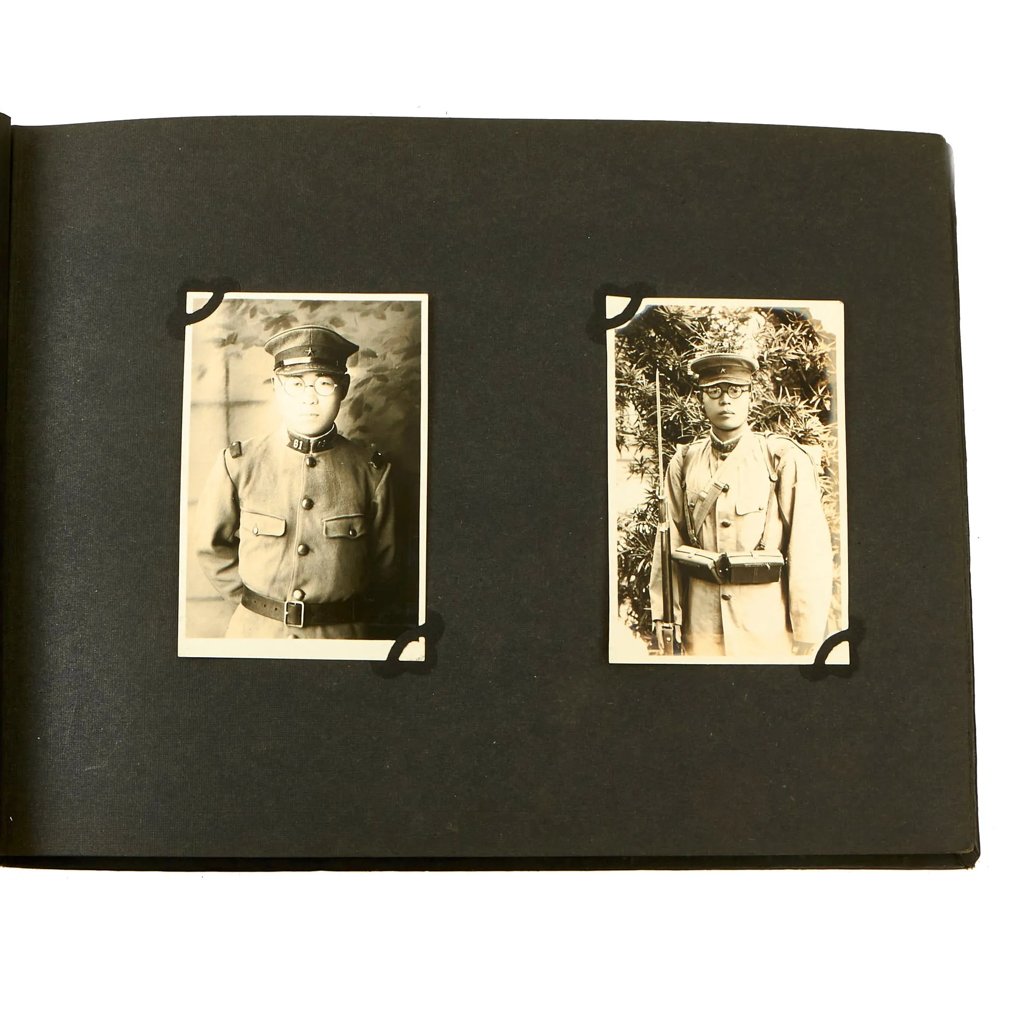 Original Imperial Japanese Invasion of Manchuria Era 61st Infantry Regiment “Memories” Unit Photo Album - 75 Photos