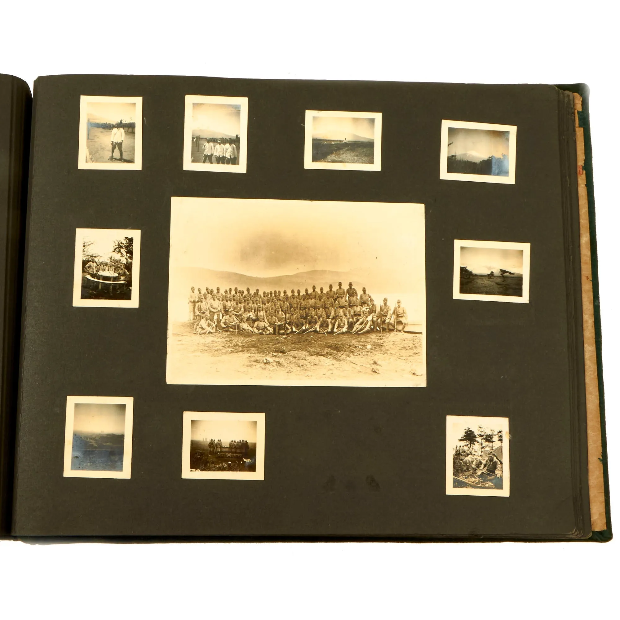 Original Imperial Japanese Second Sino-Japanese War Era 78th Infantry Regiment “Memories” Unit Photo Album - 300 Photos