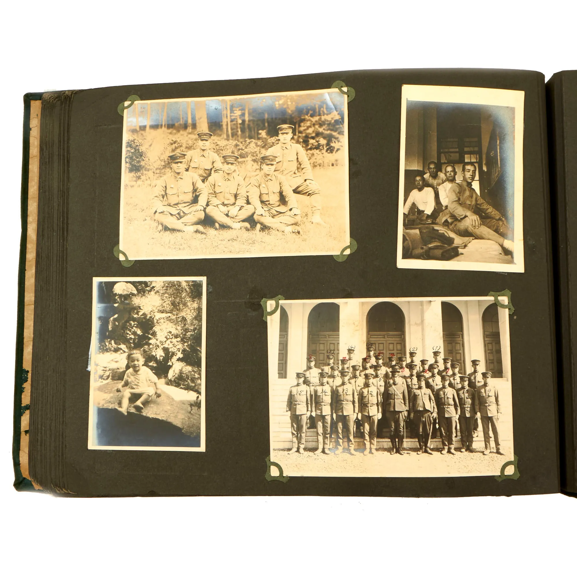 Original Imperial Japanese Second Sino-Japanese War Era 78th Infantry Regiment “Memories” Unit Photo Album - 300 Photos