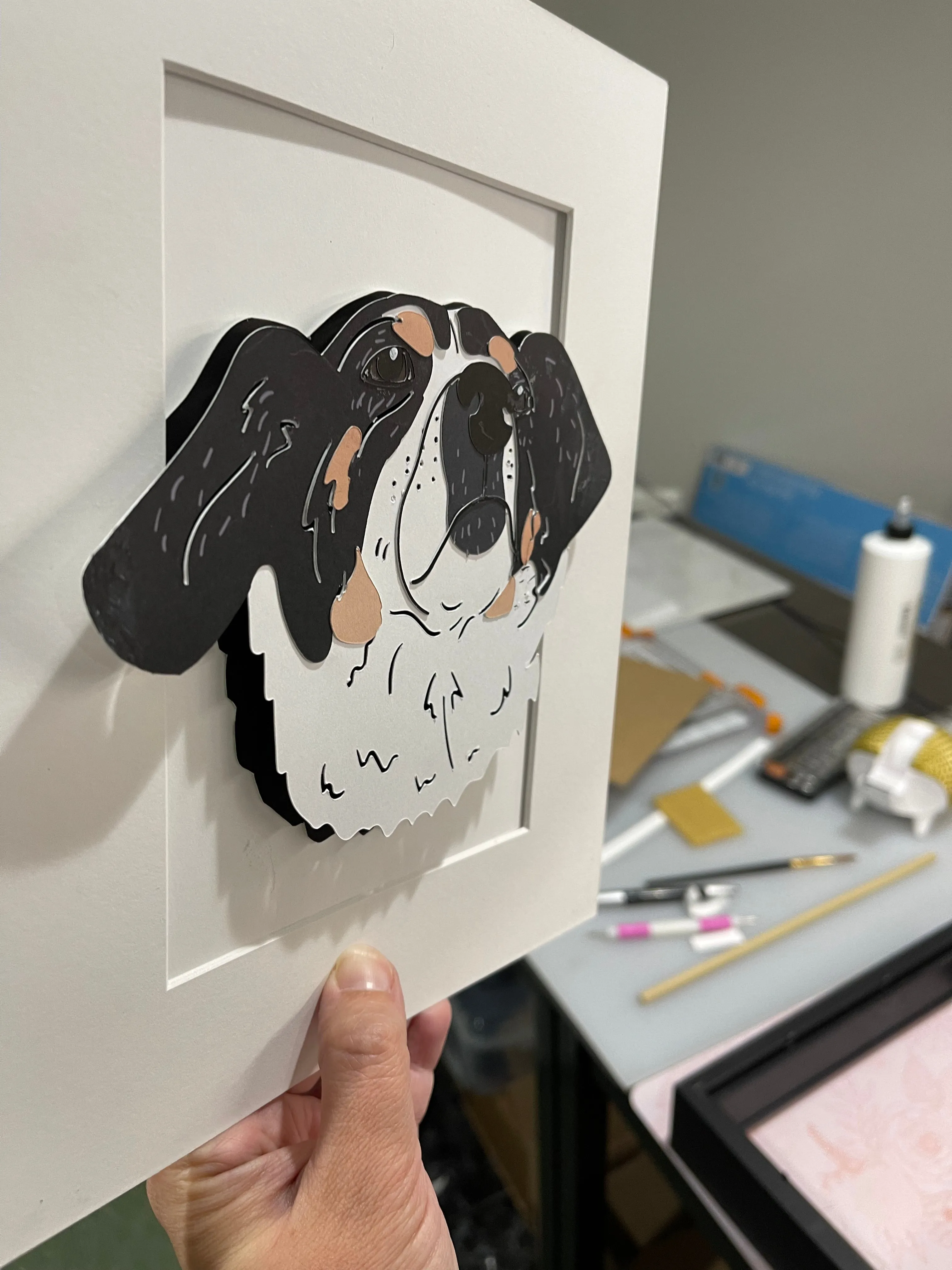 Paper Cut Pet Portrait | Conversion for Previous Customers