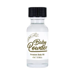 Premium Body Oil - Baby Powder (0.5 Fl Oz / 15 ml)