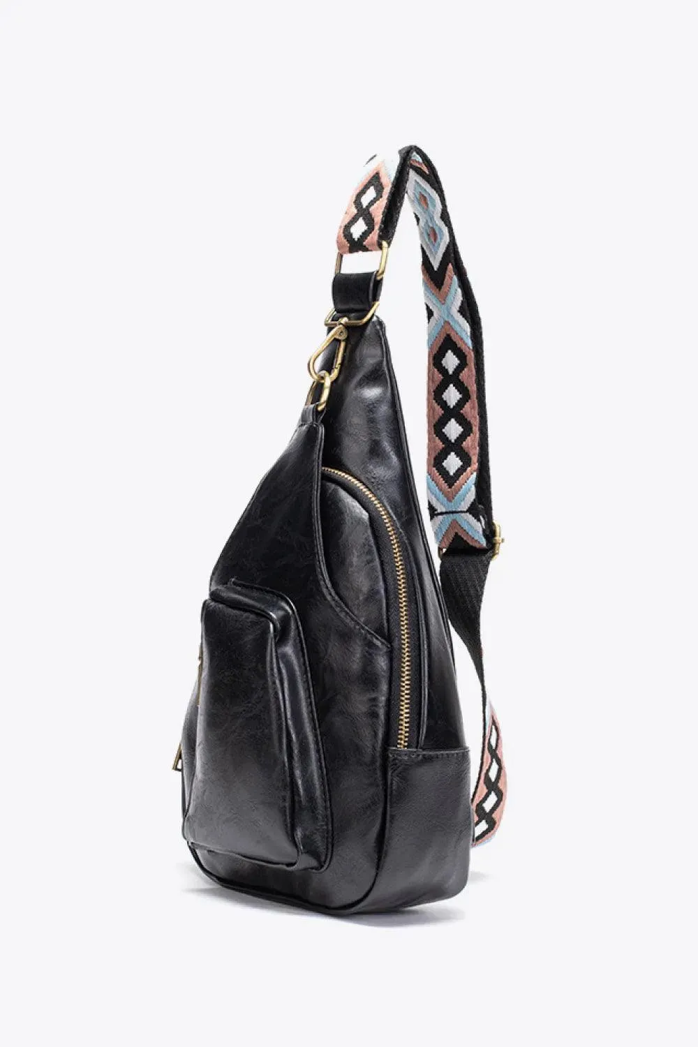 PU Leather Sling Bag - Stylish & Compact Design - Shop Now!