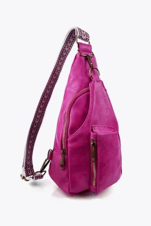 PU Leather Sling Bag - Stylish & Compact Design - Shop Now!