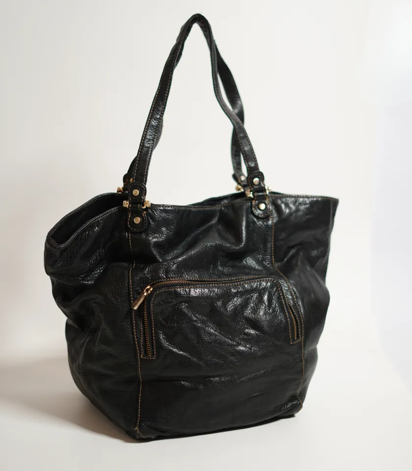 Sable Circle Leather Bag