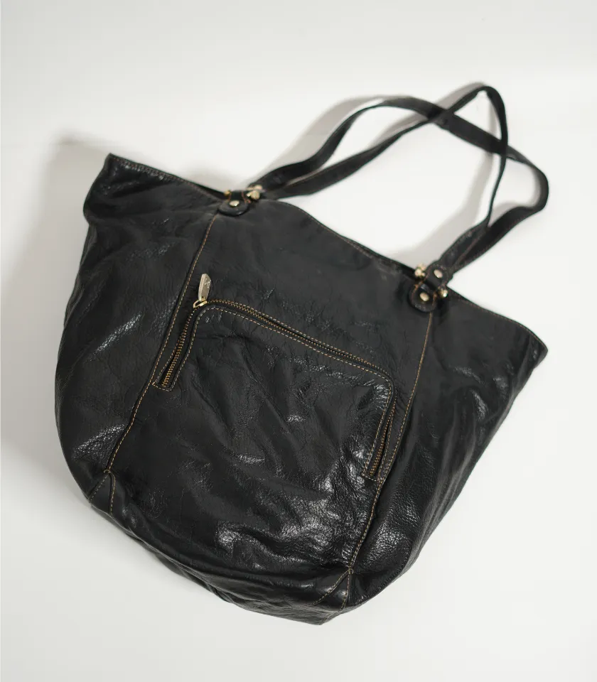 Sable Circle Leather Bag