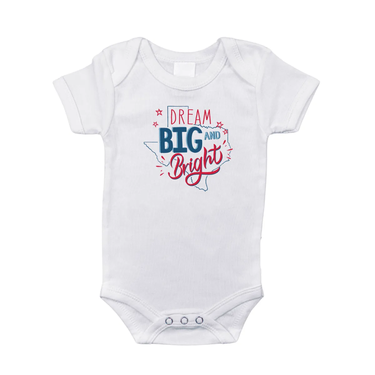 Texas Dream Big and Bright Baby Onesie