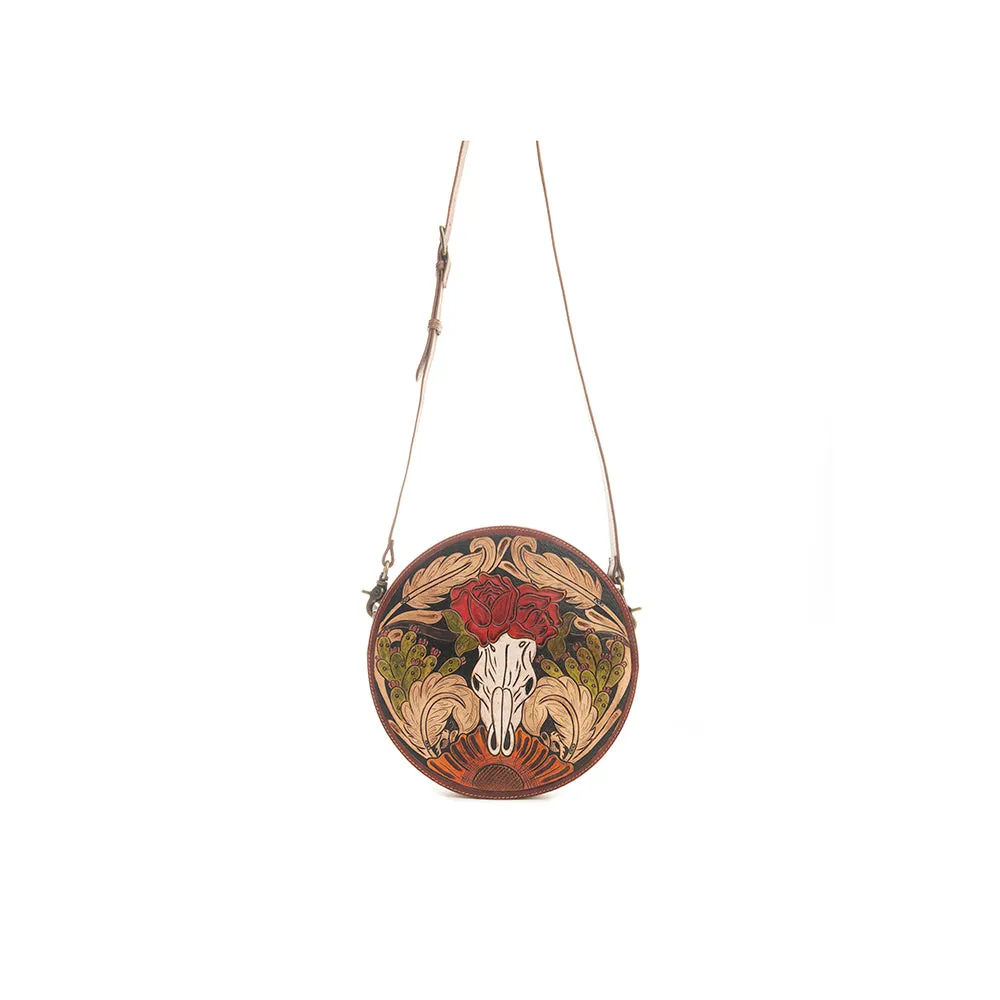 Winds of the Rose Round Bag