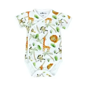 WRAP ONESIE - SS - SIMBA WATERCOLOUR